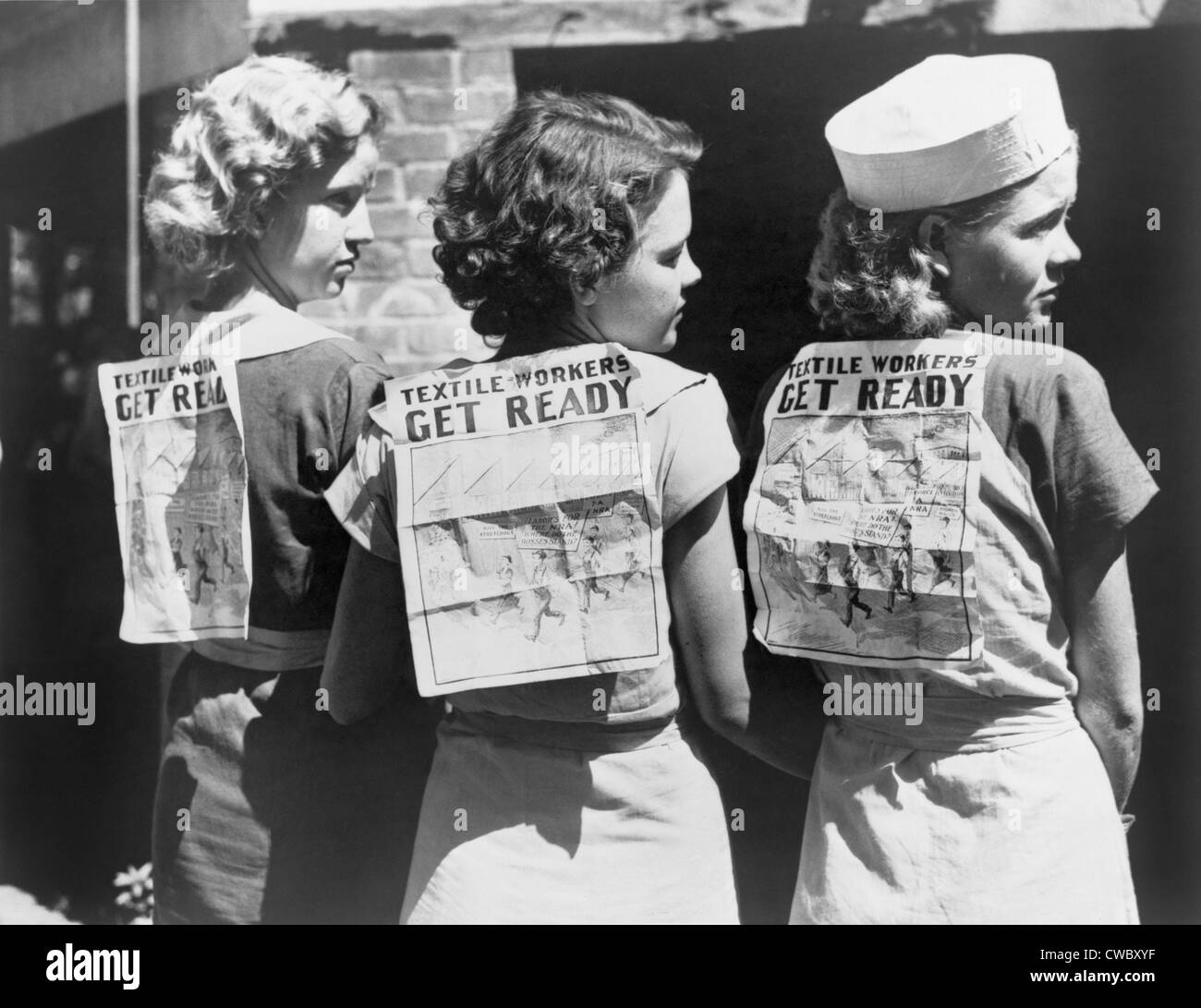 1930s picket signs hi-res stock photography and images - Alamy