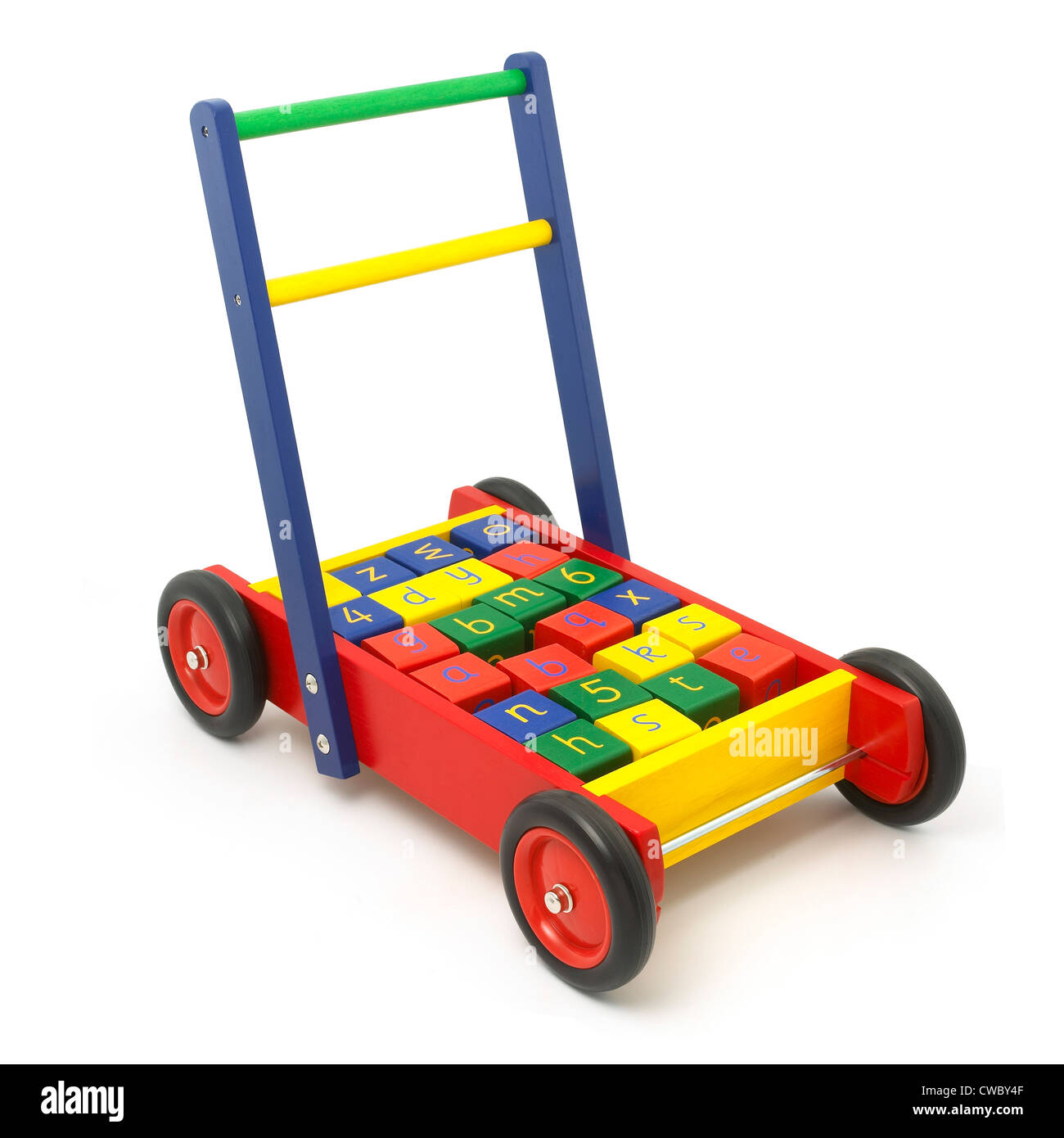 Child trolley toy Stock Photo