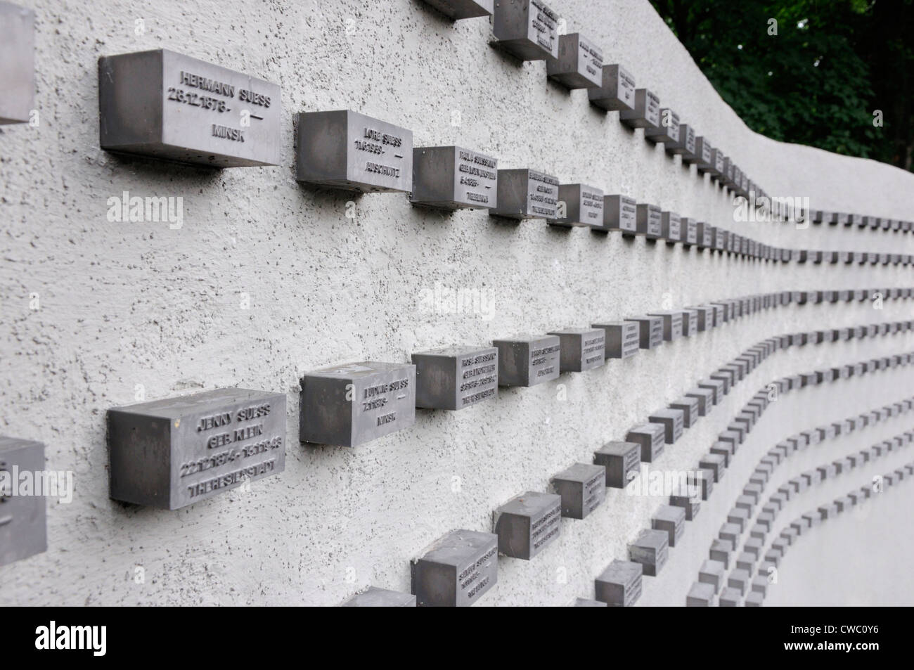 Memorial to the Frankfurt jewish citizens who were killed in the
