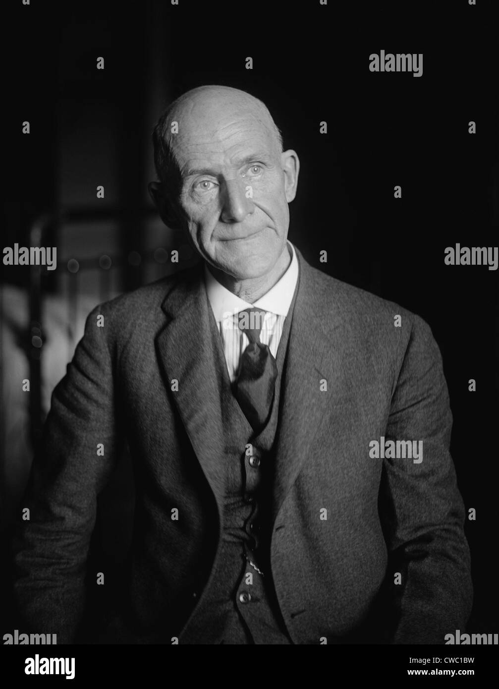Eugene Debs (1855-1926) ran for U.S. President as the Socialist Party's candidate in 1900, 1904, 1908, 1912, and 1920, the last Stock Photo