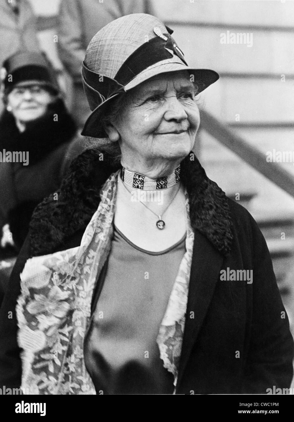 Lucy Peabody President of the Women's National Committee for Law Enforcement an organization of 12 million that lobbied for Stock Photo