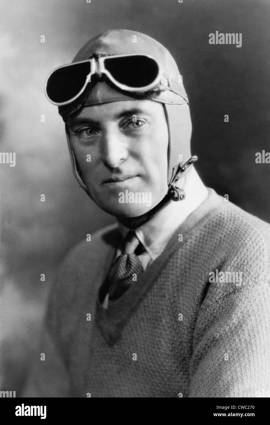 Malcolm Campbell 1885-1948 set the world land and water speed records in 1920s and 1930s. 1931 portrait. LC-USZ62-104073 Stock Photo