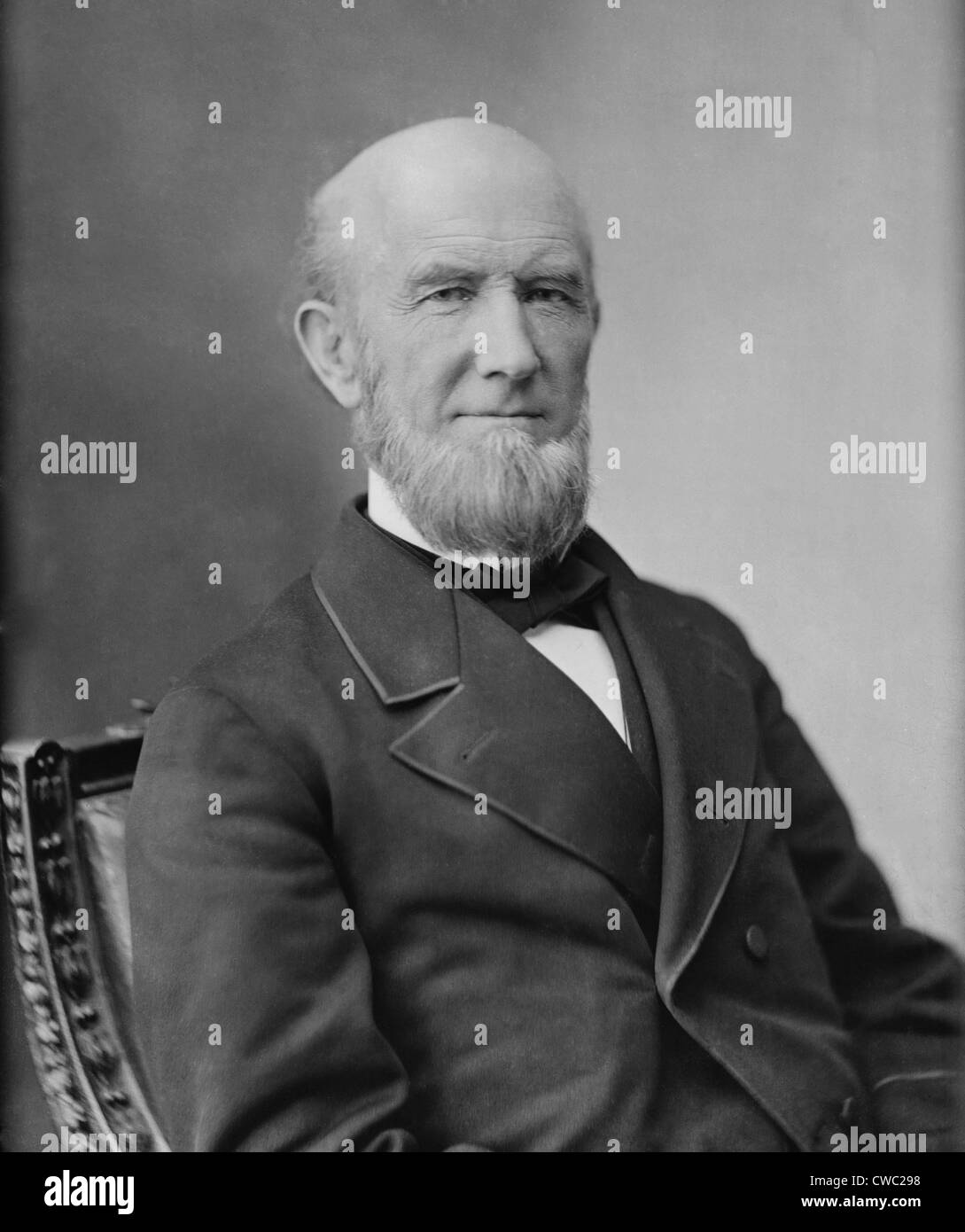 James Buchanan Eads 1820-1887 engineer and builder of the St. Louis Bridge 1867-1874 now named the Eads Bridge. Stock Photo
