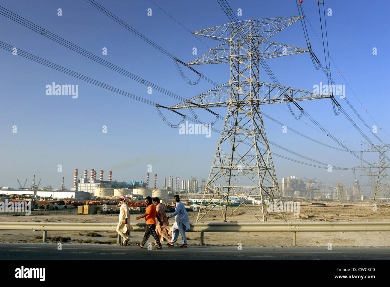 Power Lines Dubai Uae Stock Photos & Power Lines Dubai Uae Stock Images
