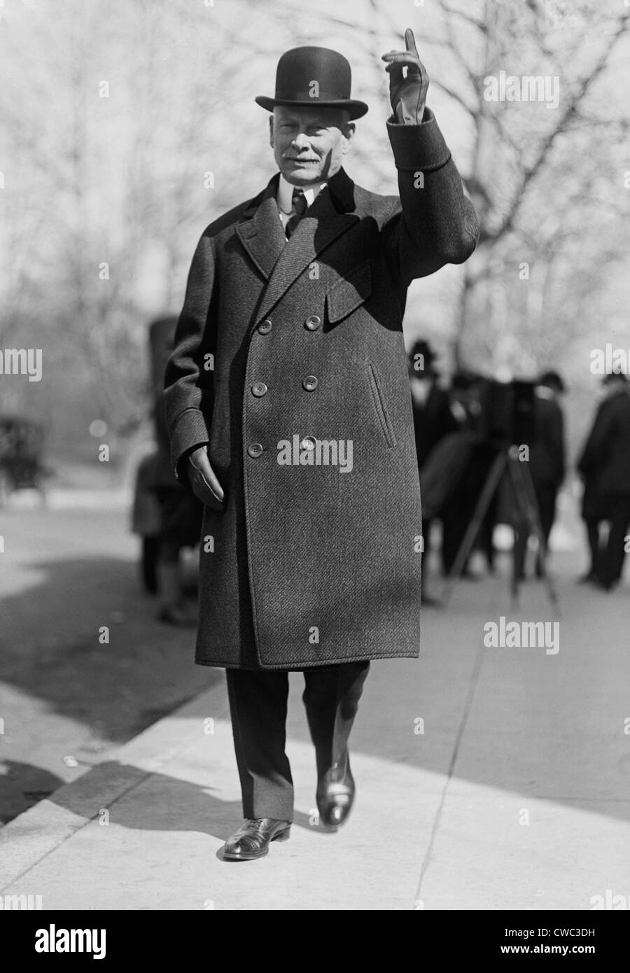 Elbert H. Gary 1846-1927 Chairman and Chief Executive of U.S. Steel Corporation in 1919. As a corporate lawyer he brought J. P. Stock Photo