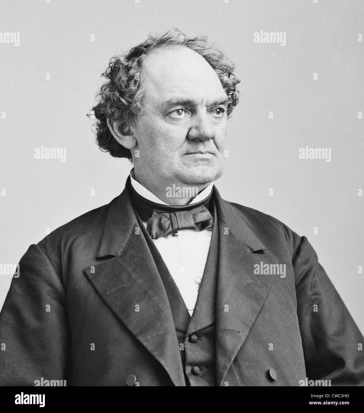 Phineas T. Barnum 1810- 1891 a entertainment promoter and showman established BARNUM'S AMERICAN MUSUEM in New York City in 1841 Stock Photo