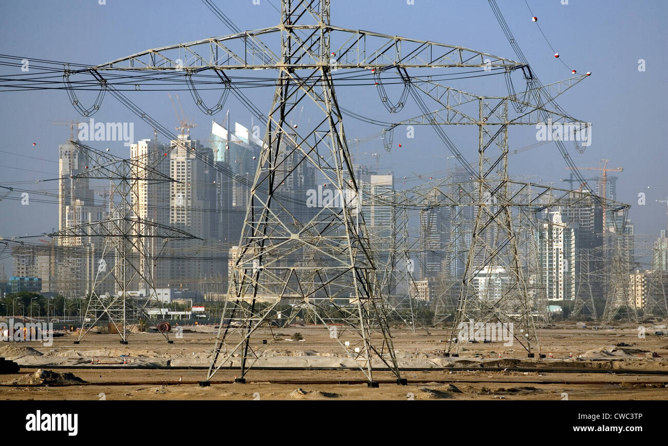 Power lines dubai uae hires stock photography and images Alamy
