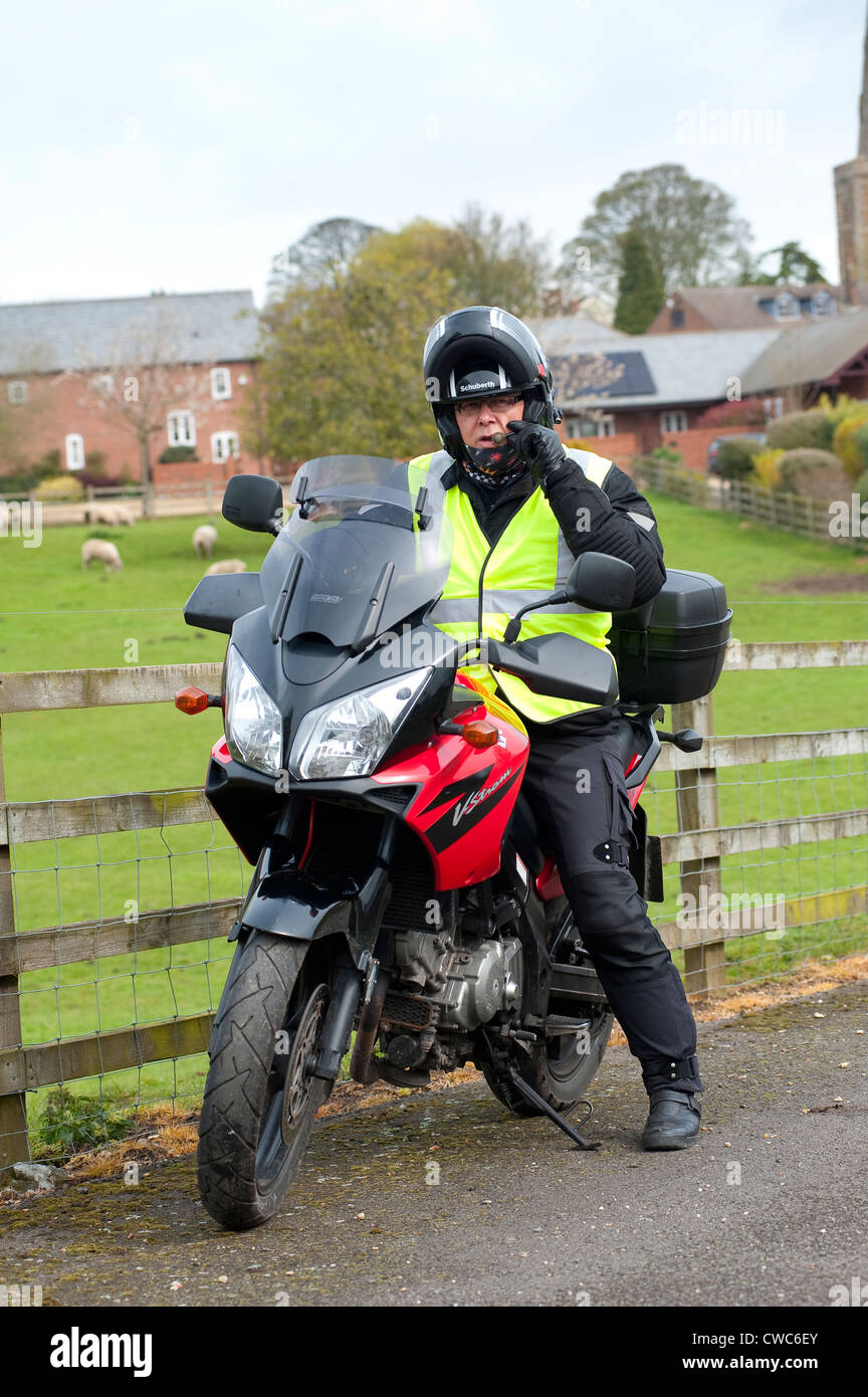Motorbike courier hires stock photography and images Alamy