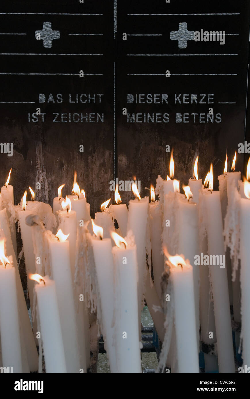 Lourdes Holy Candles High Resolution Stock Photography and Images Alamy