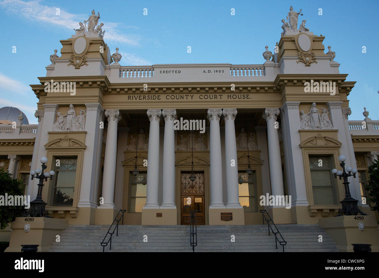 Riverside County Courthouse Stock Photo Alamy