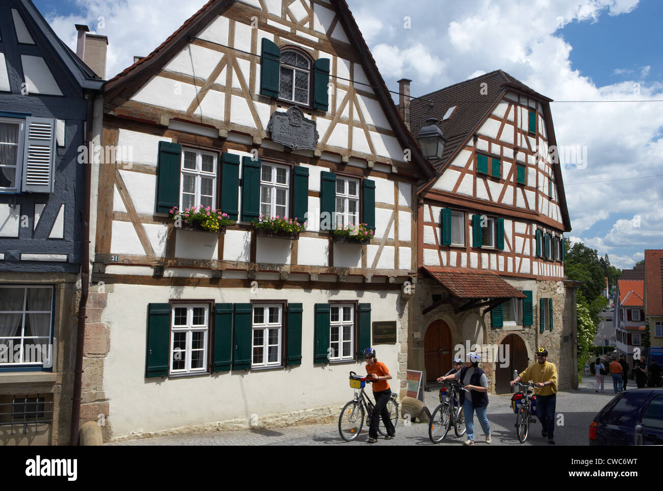 Marbach - The birthplace of the writer Friedrich von Schiller Stock Photo