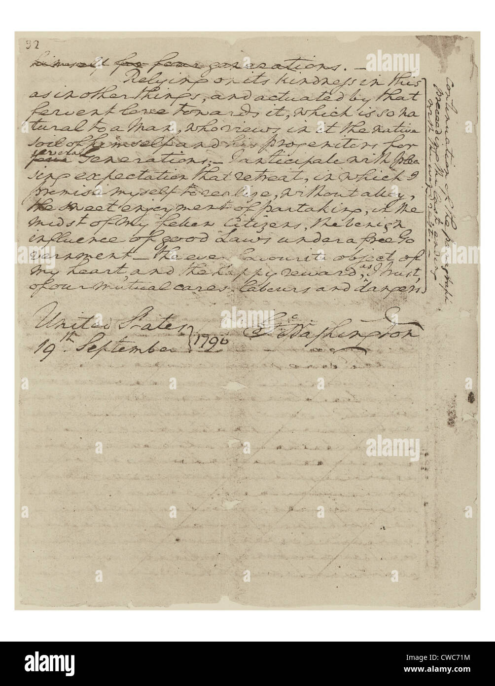 George Washington's Farewell Address Page 2 Of 2. George Washington ...