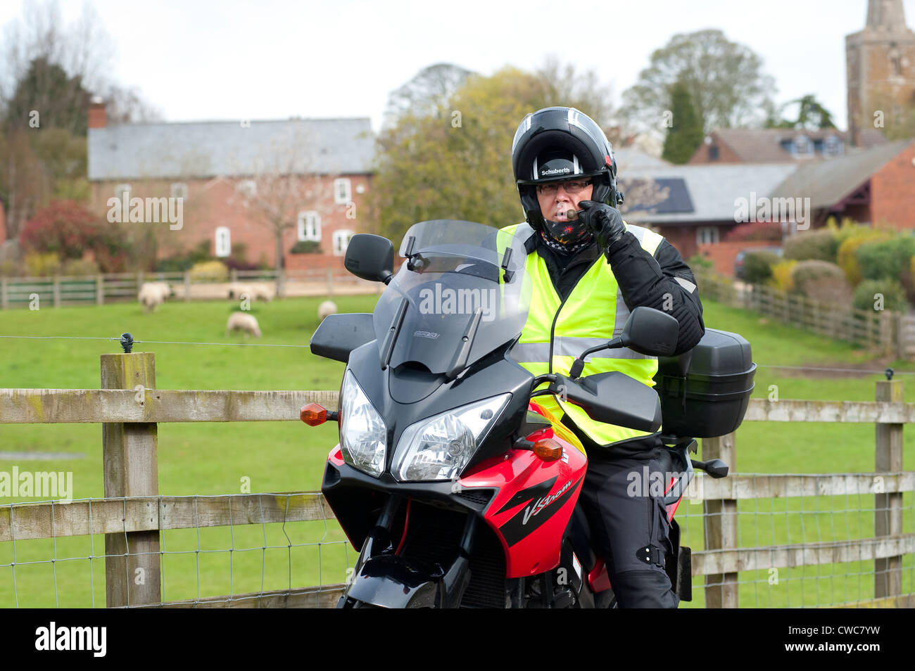 motorbike-courier-hi-res-stock-photography-and-images-alamy