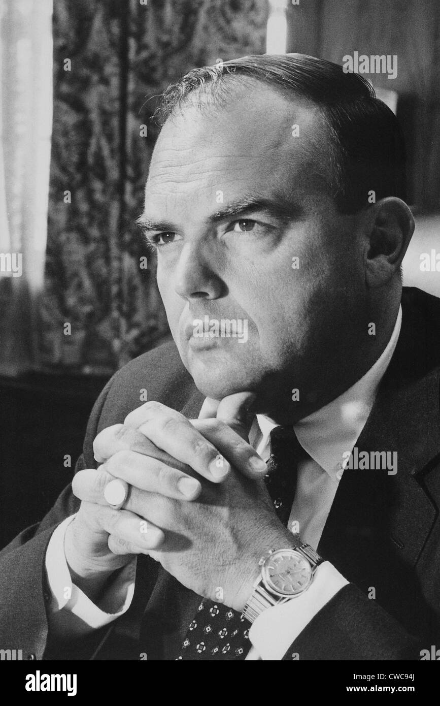 John Ehrlichman assistant to President Nixon for domestic affairs. He was deeply involved in the Watergate scandal and was Stock Photo