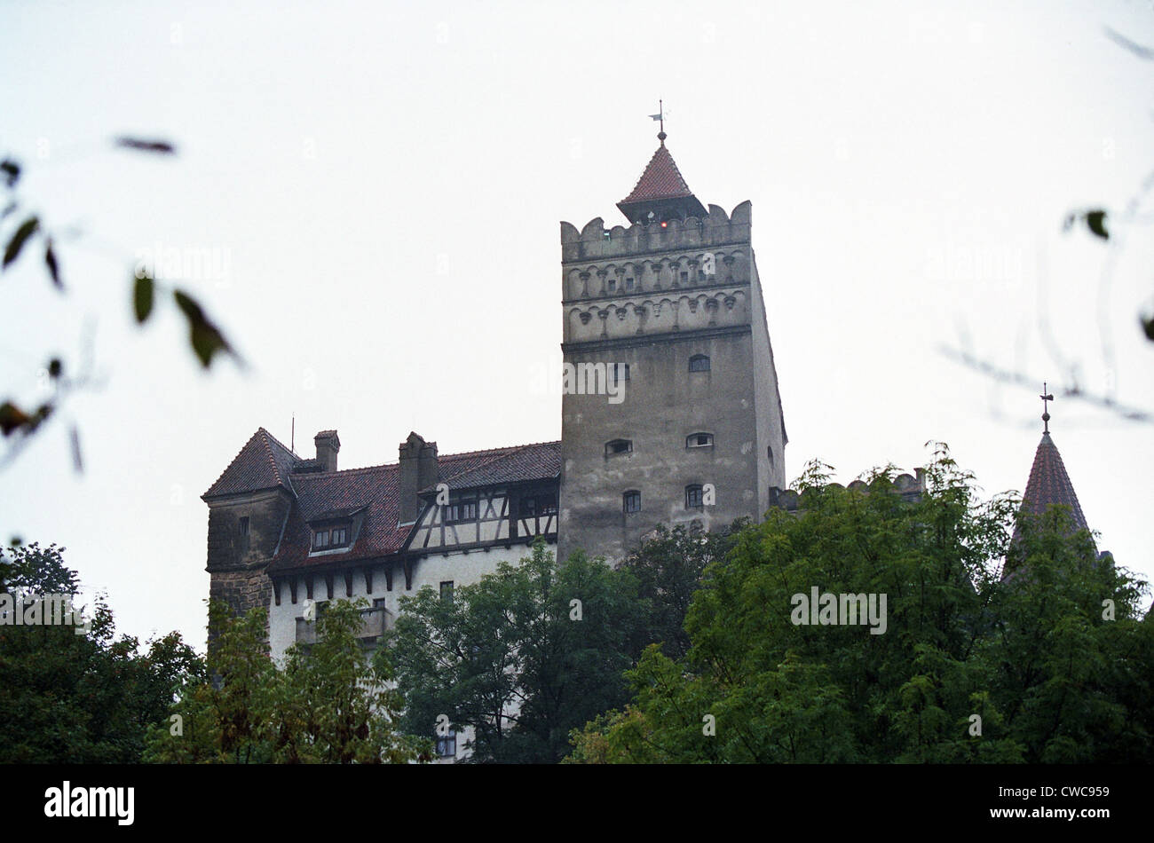Tower of Dracula's Castle (Bran Castelul) of Vlad the Impaler, or ...