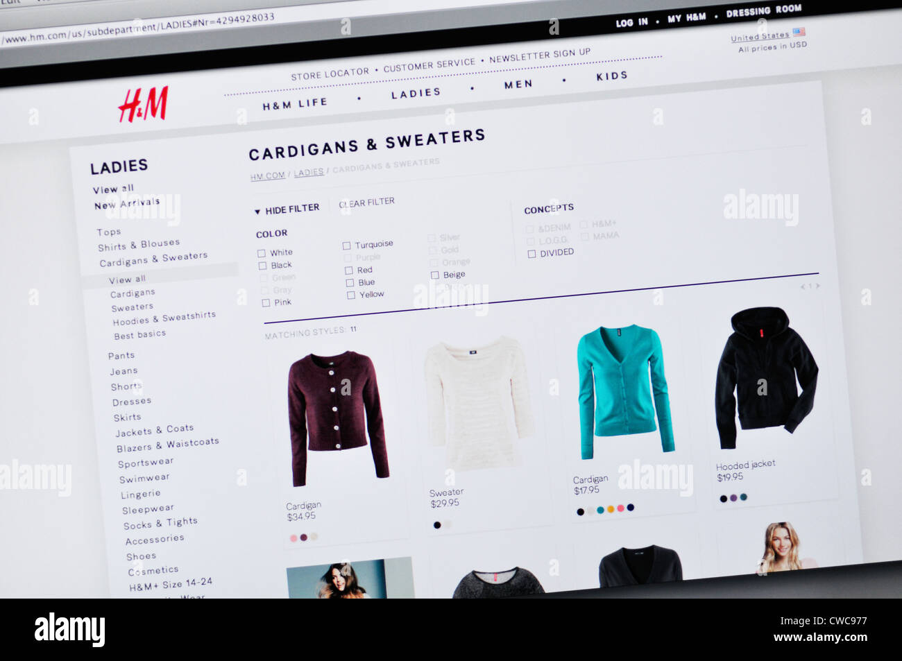 clothes h&m website