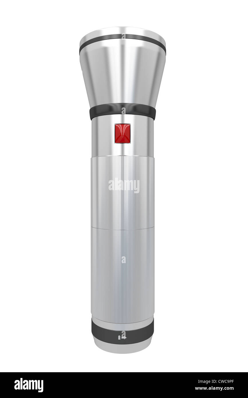 Flashlight isolated on white background Stock Photo - Alamy