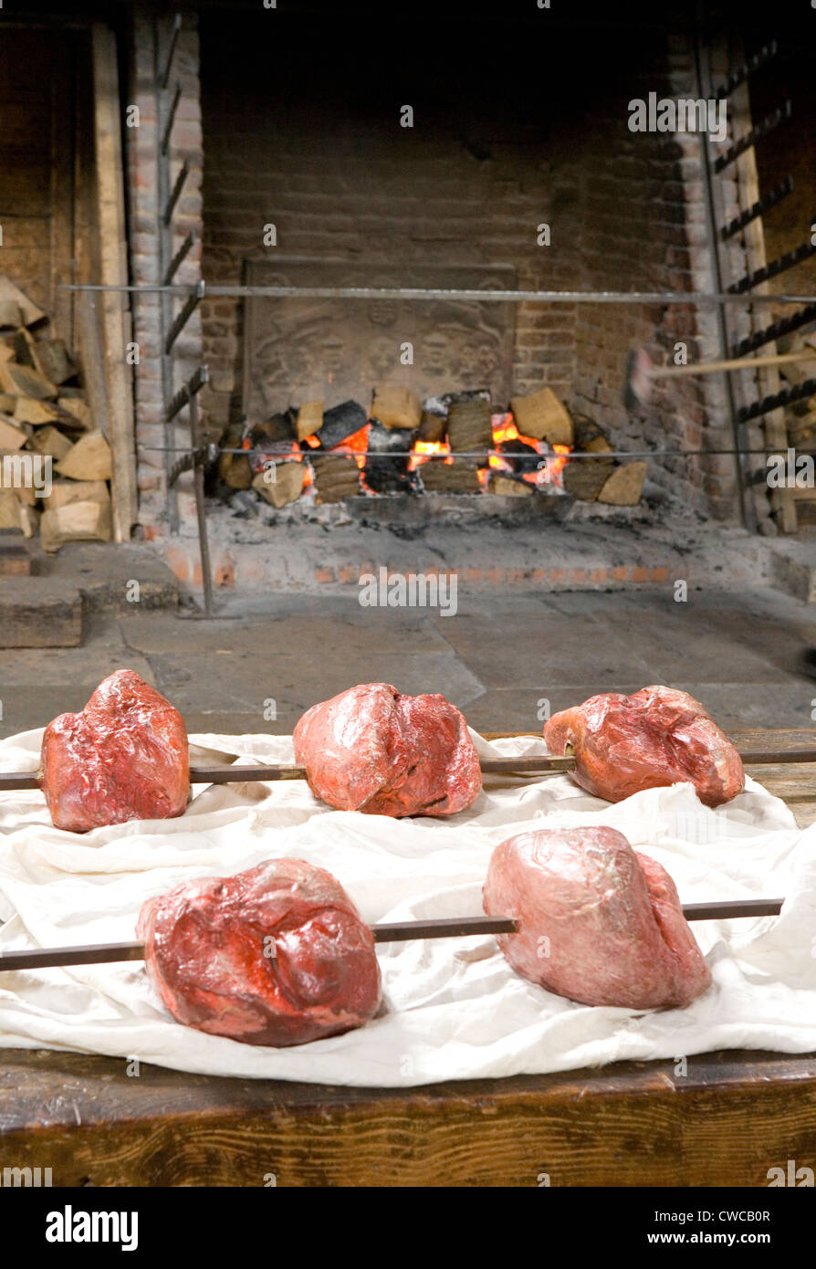 Hampton Court Palace kitchens Stock Photo