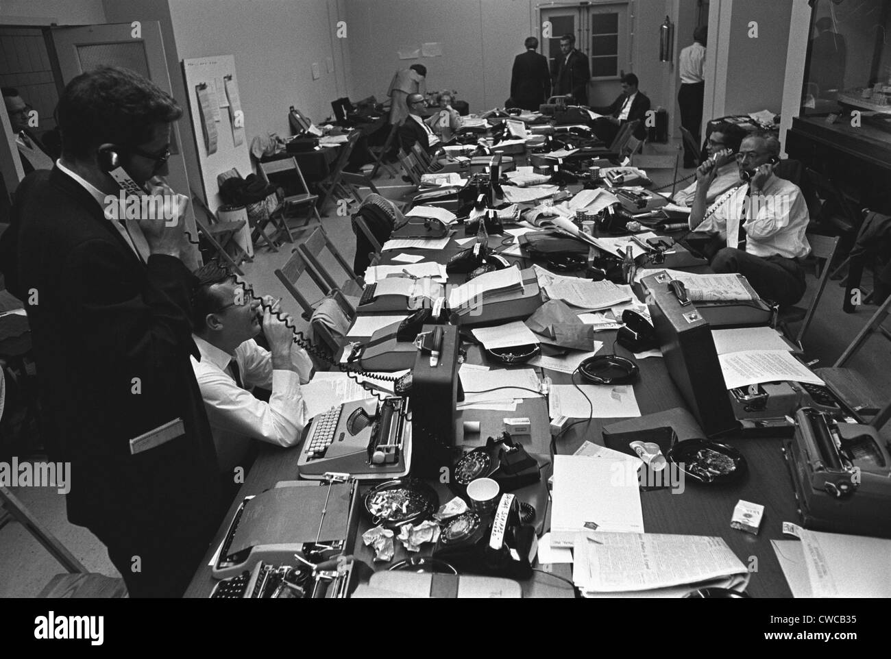 White House Press Room during President Lyndon Johnson's gall bladder