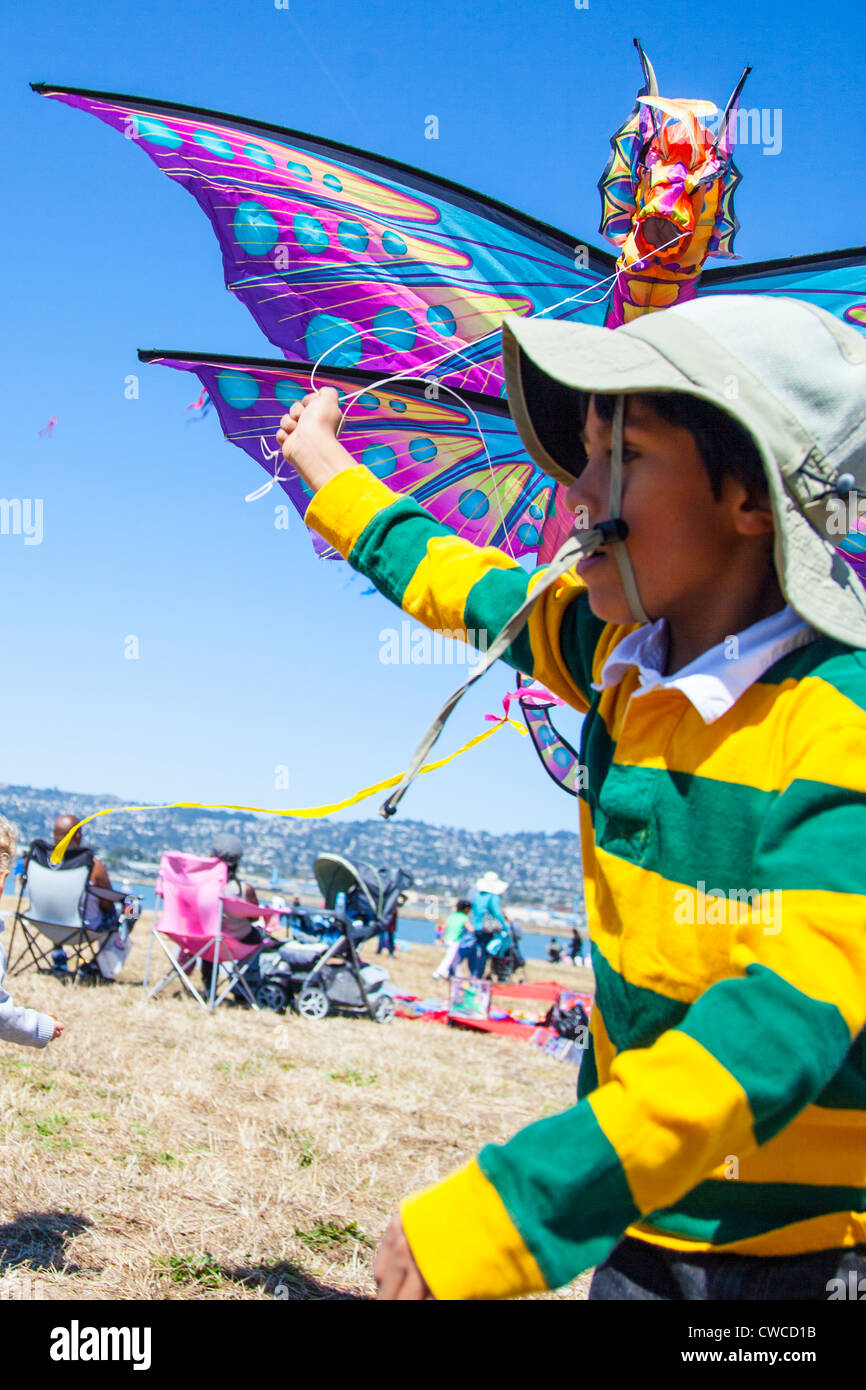 Berkely Kite Festival, Berkely CA, USA Stock Photo