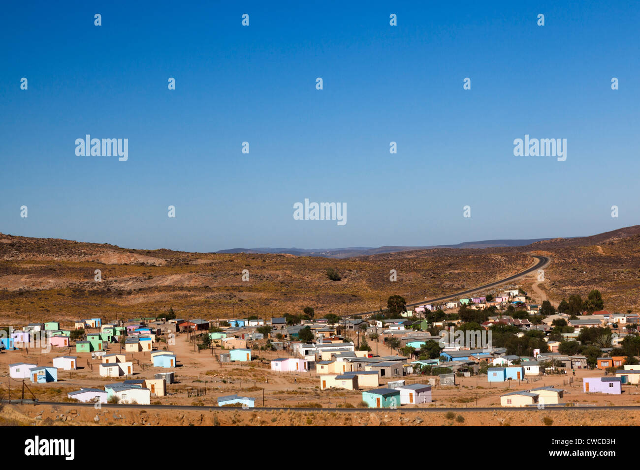 Springbok town suburb, Northern Cape, South Africa, Stock Photo