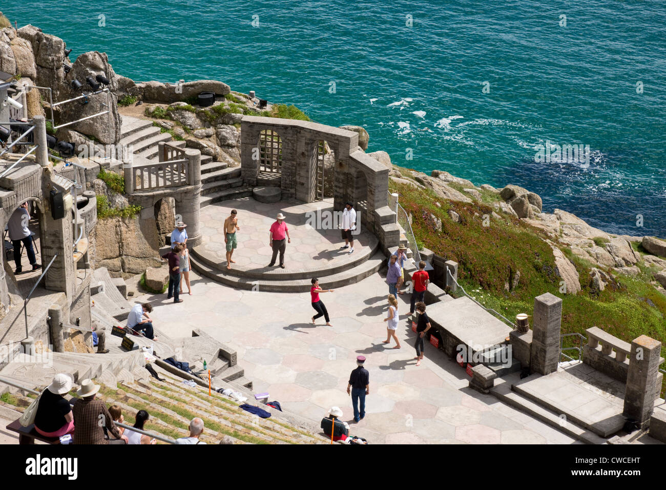 The Minack Theater Porthcurno Cornwall England UK Stock Photo