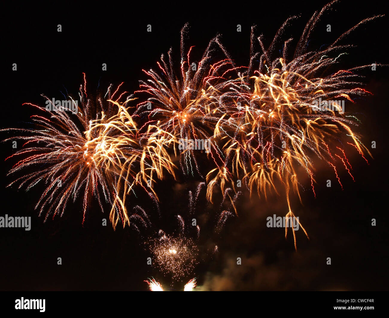 Fireworks display Stock Photo