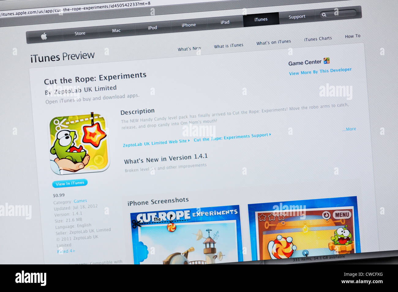 Cut the Rope: Experiments – Apps no Google Play