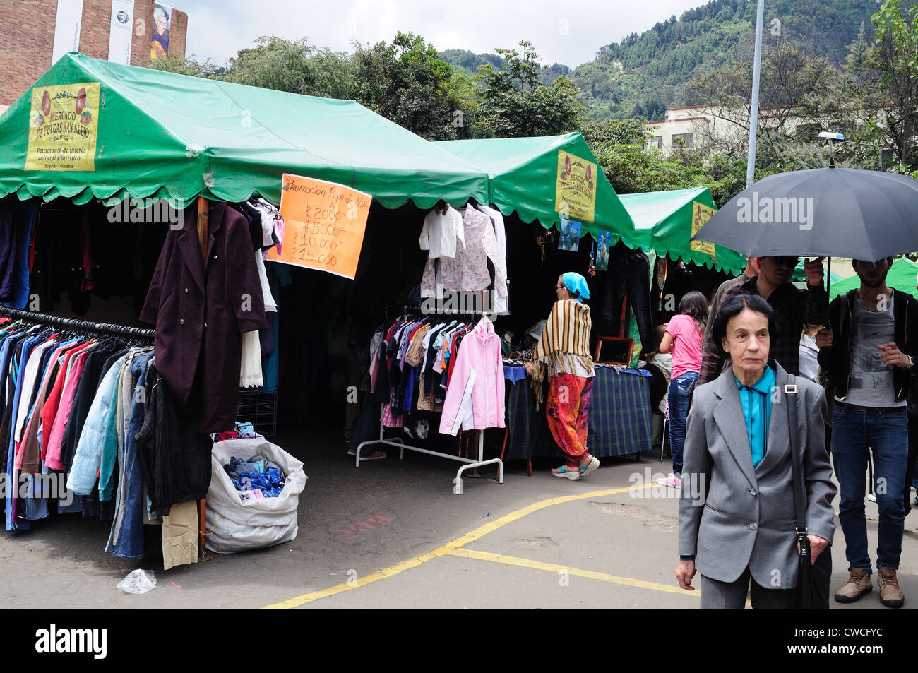 ' Mercado de las Pulgas - San Alejo ' Market in BOGOTA. Department of Cundimarca .COLOMBIA Stock Photo