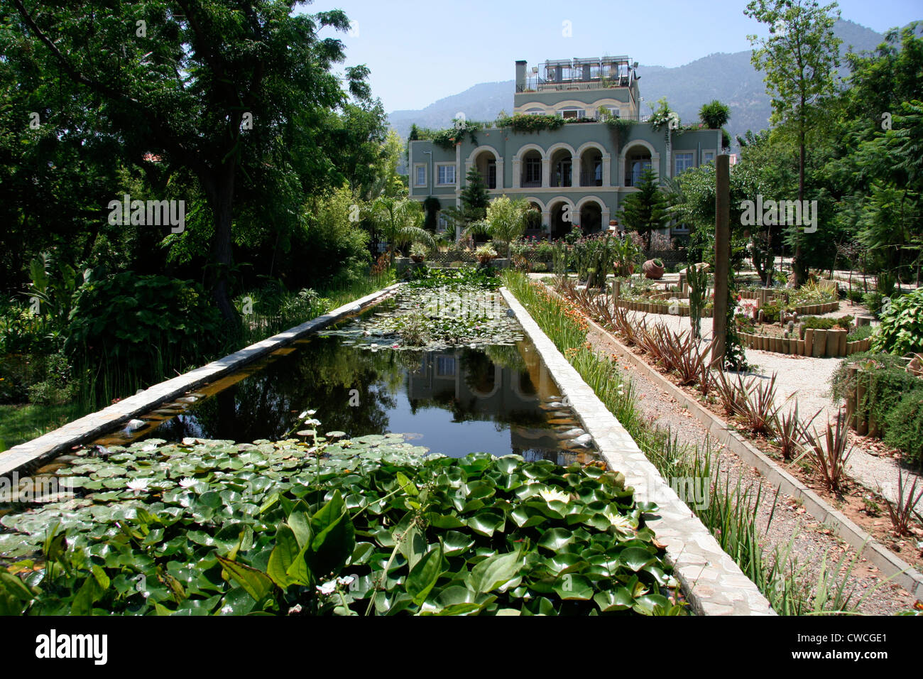 The Gardens of Babel Lapta North Cyprus Stock Photo Alamy