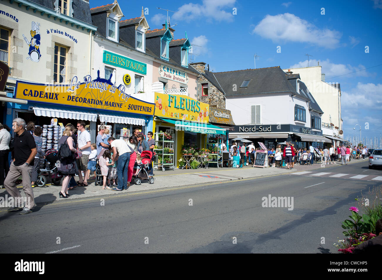 Binic, Brittany, France. Stock Photo