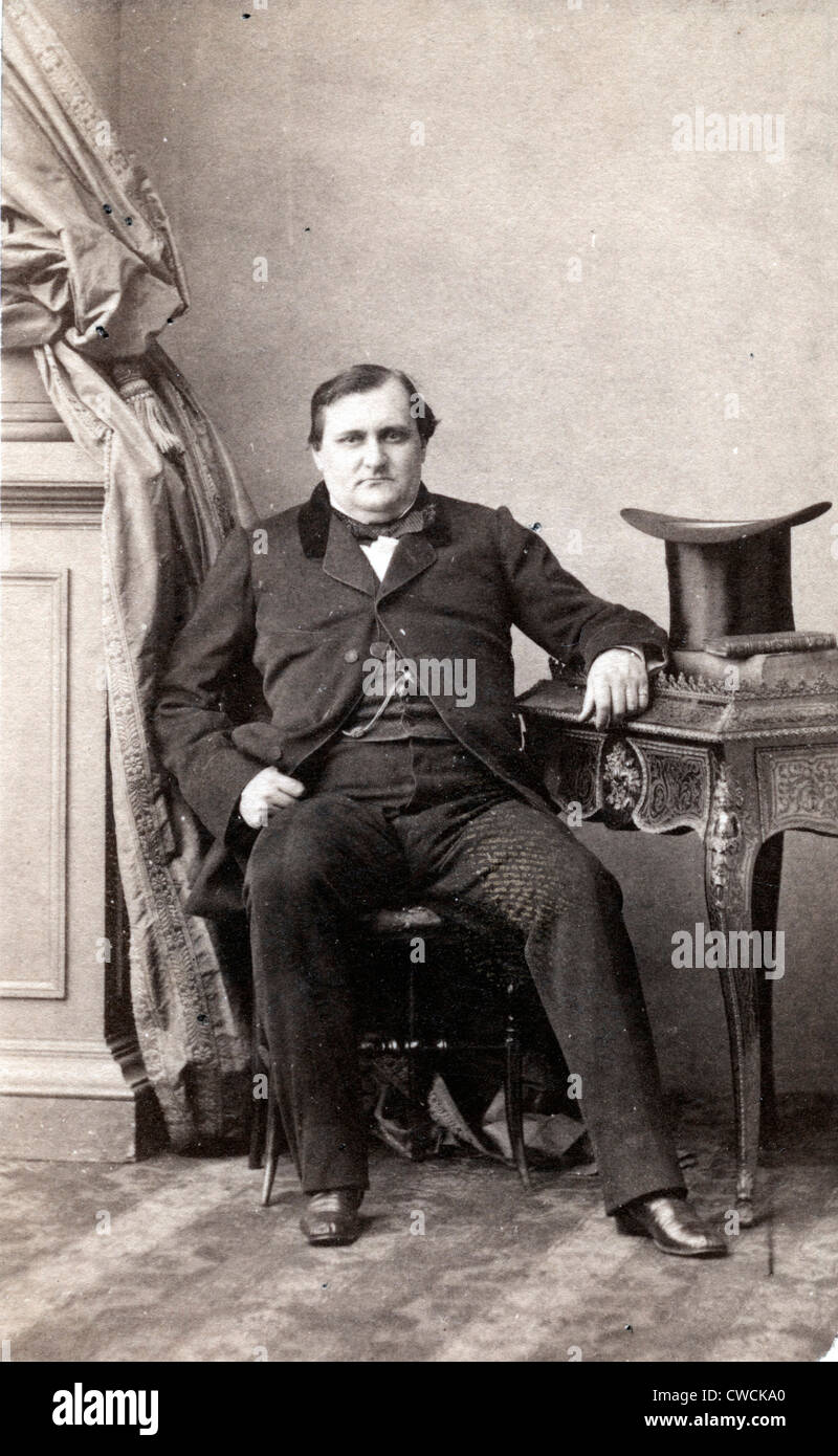 Joseph Charles Paul Bonaparte, Prince Napoleon, ca 1860, by A.A.E. Disderi Stock Photo
