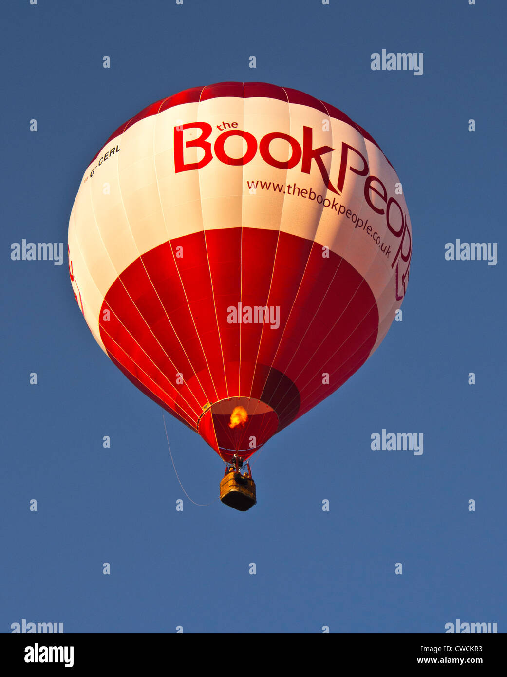 The Book People, Bristol International Balloon Fiesta Stock Photo