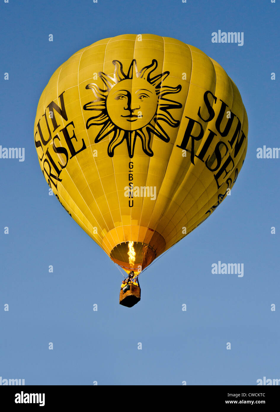 Sun Rise Balloon Sun Rise, Hot air balloon Stock Photo - Alamy