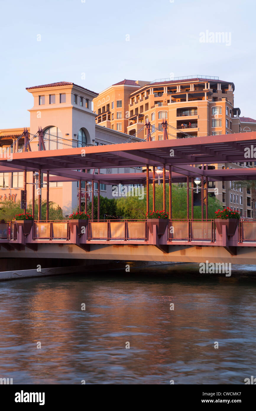 The Riverwalk area of Scottsdale, Arizona. Stock Photo