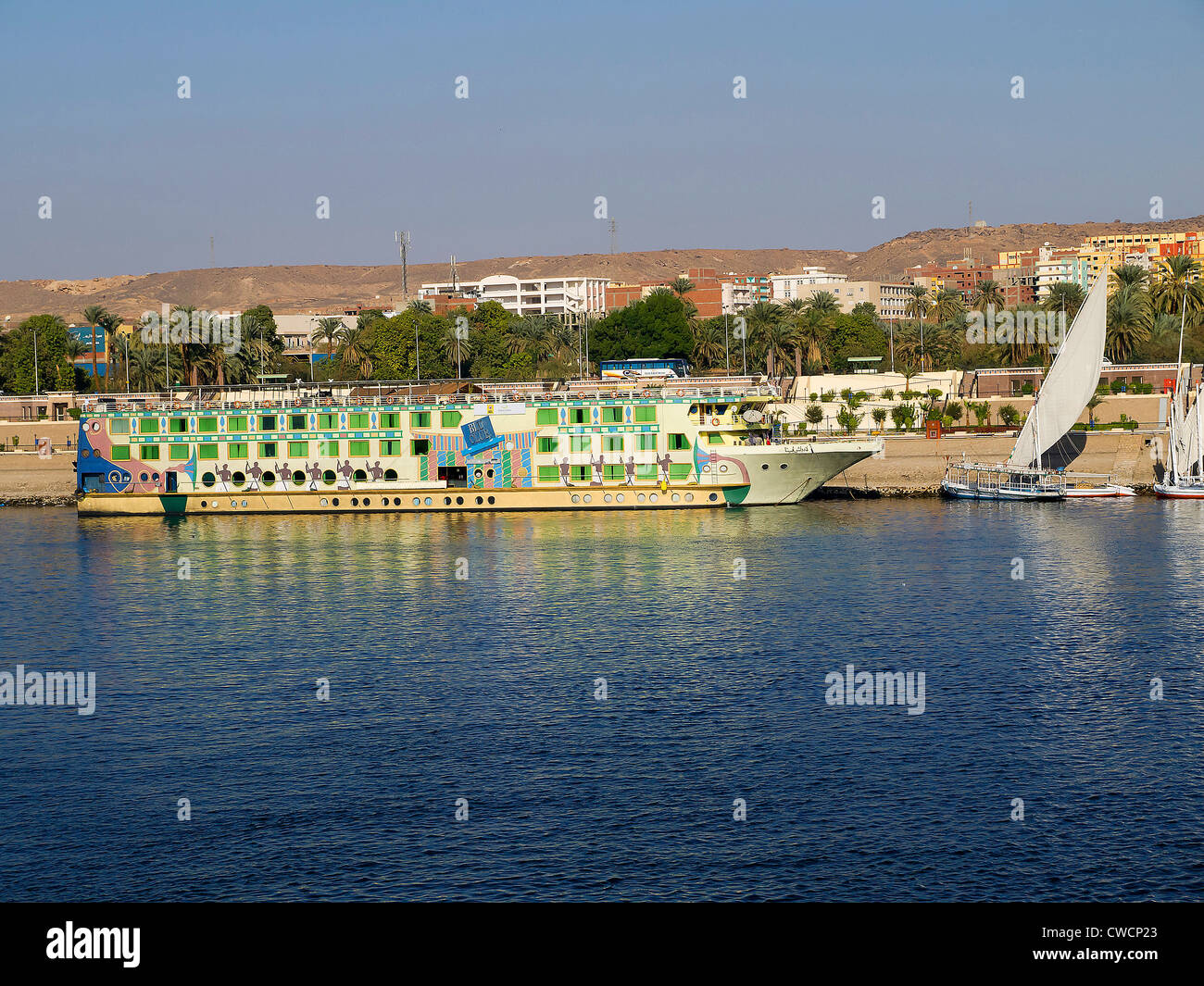 River Nile near Aswan in Southern Egypt Stock Photo - Alamy