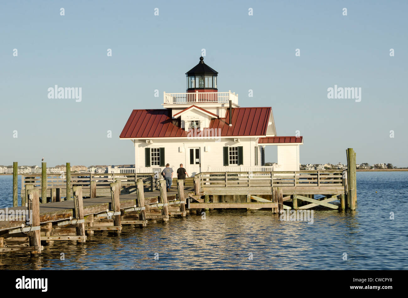 Roanoke Marshes Lighthouse replica, Manteo, North Carolina Outer Banks