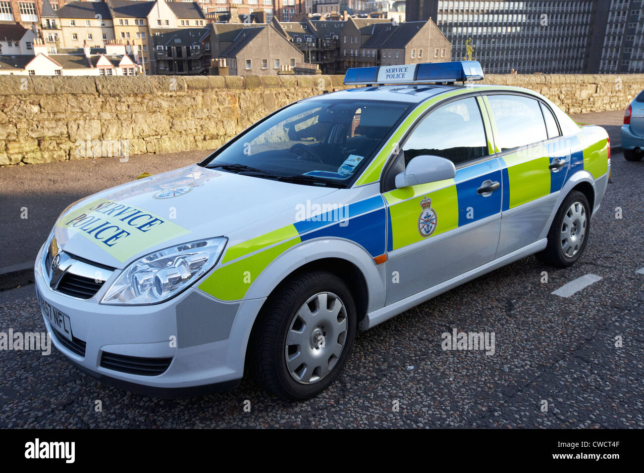 british military service police patrol car edinburgh scotland uk united kingdom Stock Photo