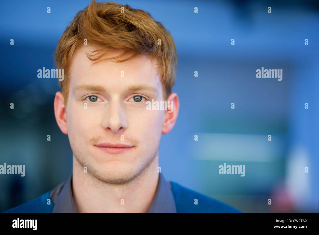 Portrait of a businessman smiling Stock Photo - Alamy