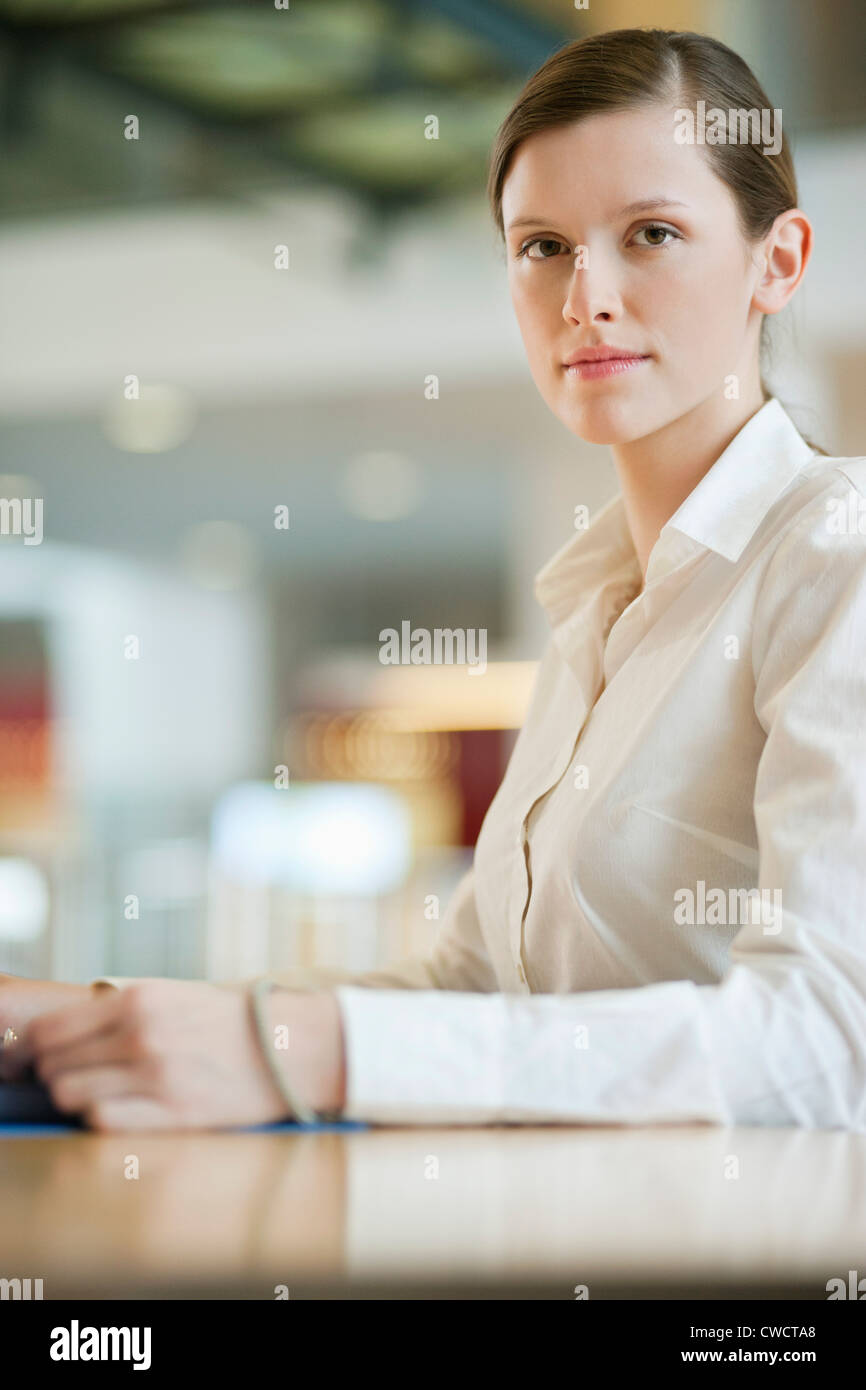 Portrait of a businesswoman working in an office Stock Photo - Alamy
