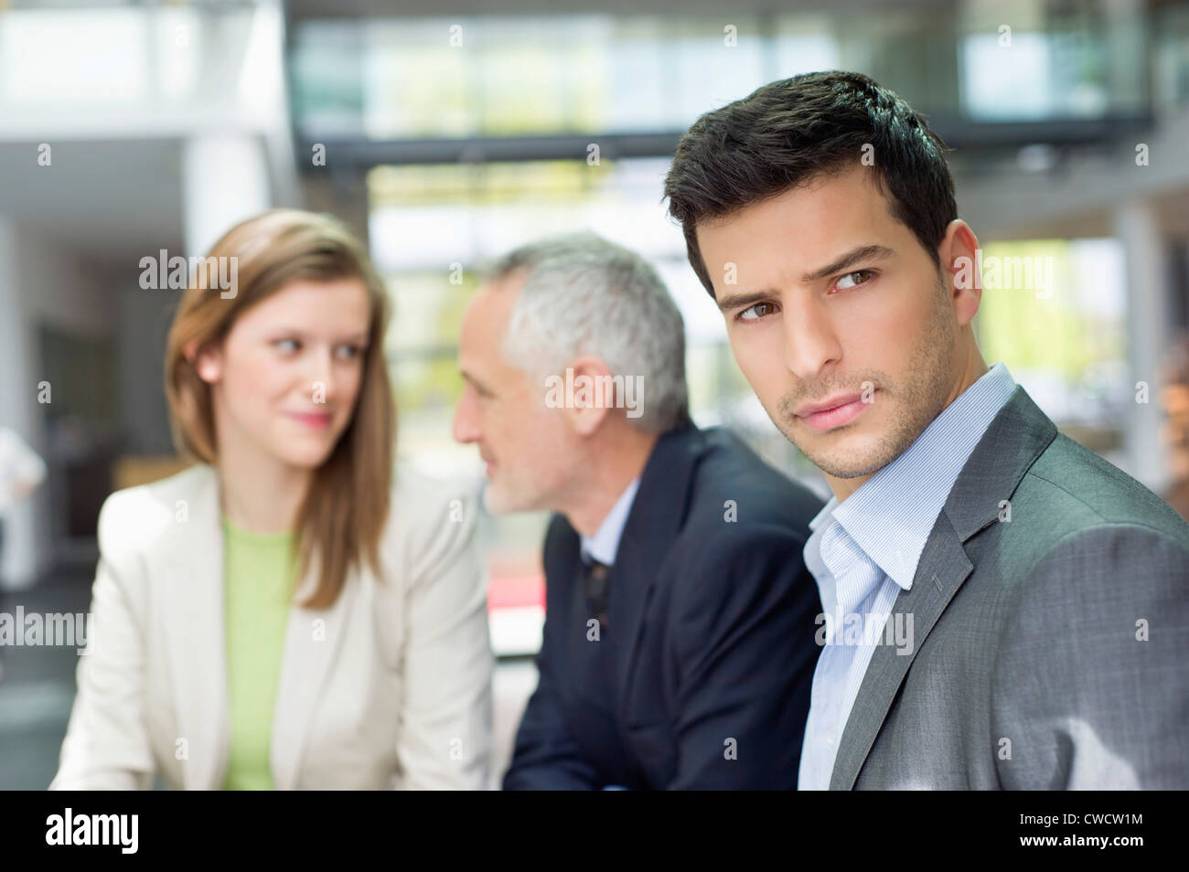 Business executives in an office Stock Photo - Alamy