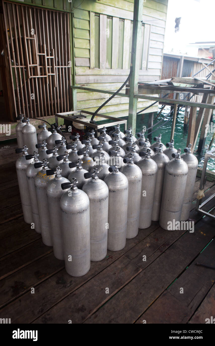 Scuba diving air tank Stock Photo Alamy