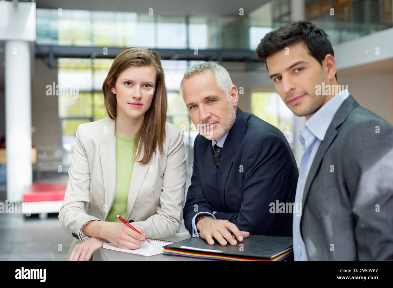 Portrait of business executives in an office Stock Photo - Alamy