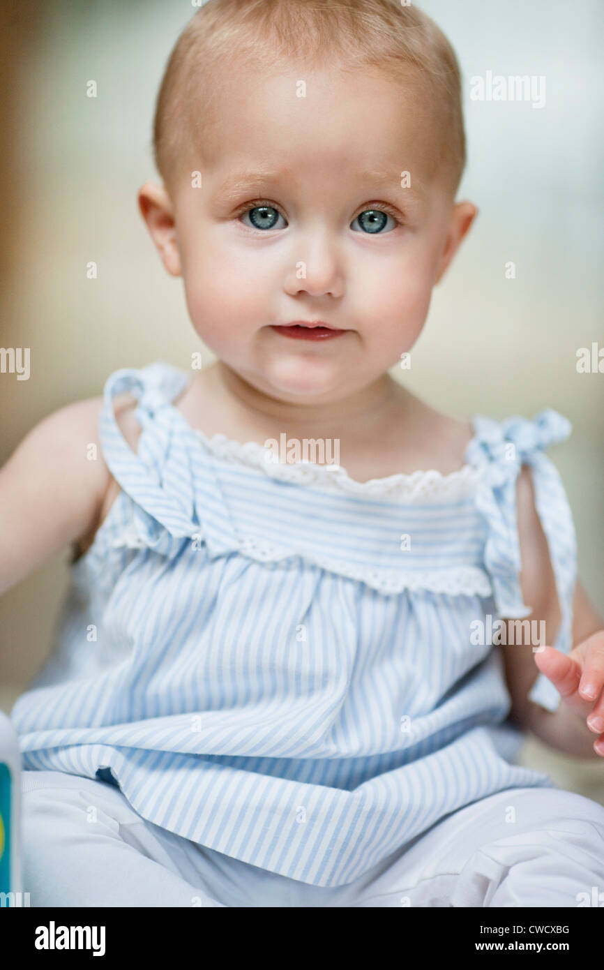 Portrait of a baby girl Stock Photo - Alamy