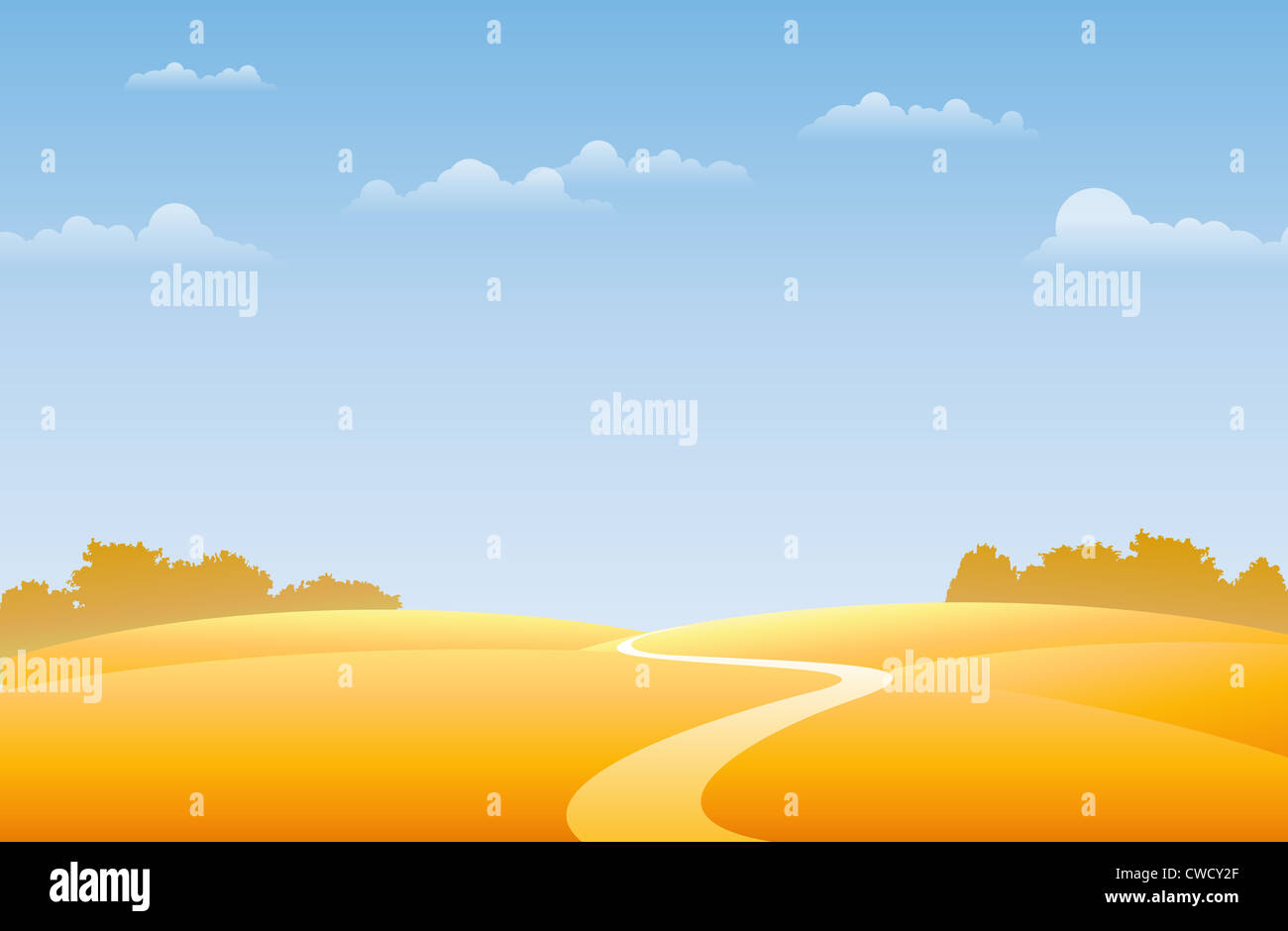 Background of open field in the autumn season Stock Photo - Alamy