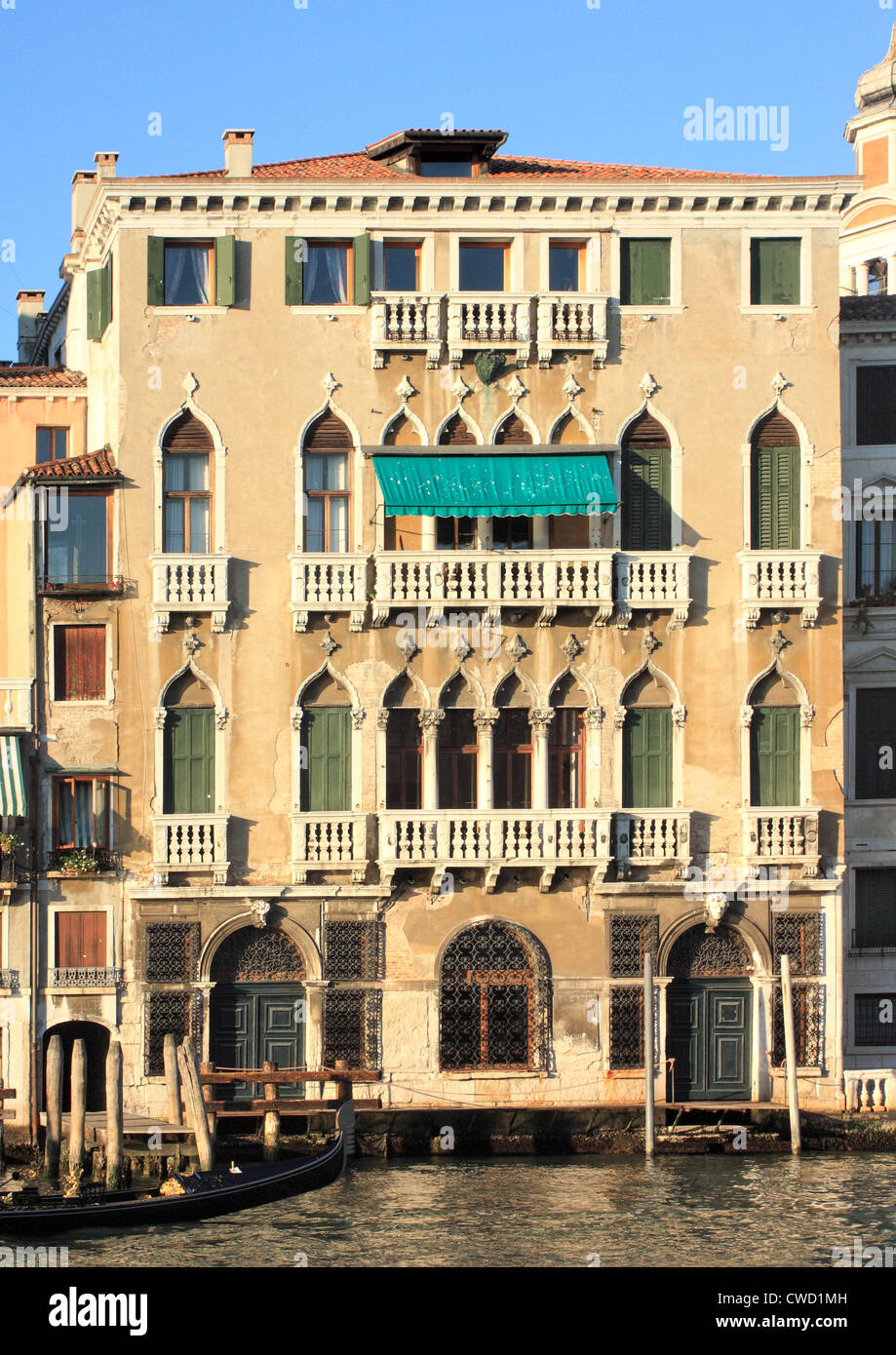 Palazzo Michiel dal Brusà, 14th century,  Locanda ai Santi Apostoli Hotel Stock Photo