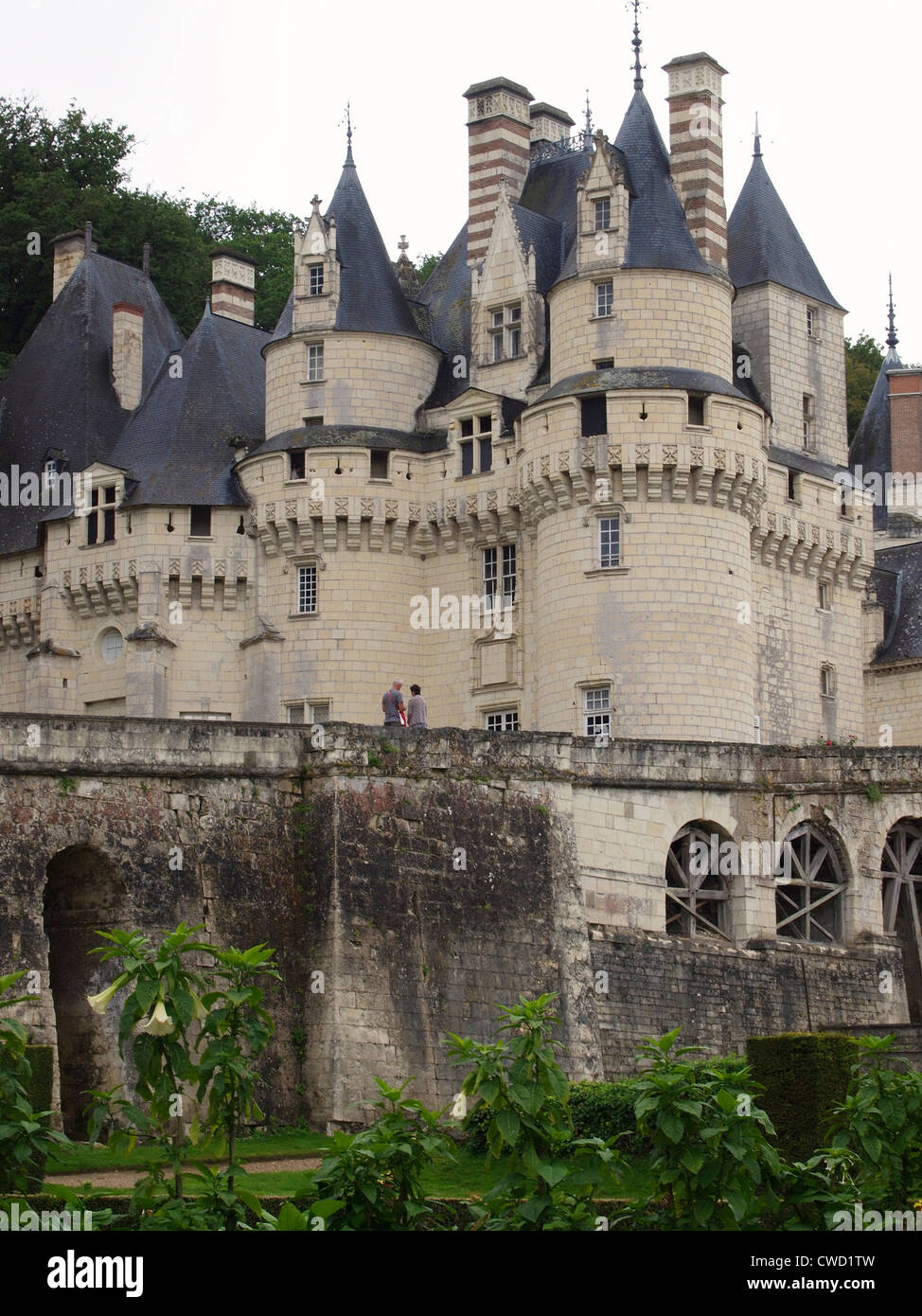 Chateau de Ussé, Loire valley, France Stock Photo