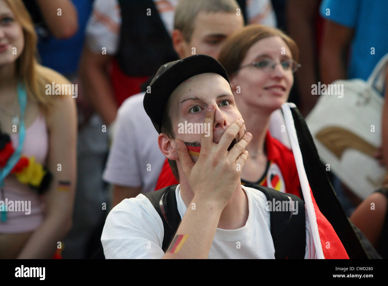 Berlin, Germany fans in the fan zones Stock Photo - Alamy