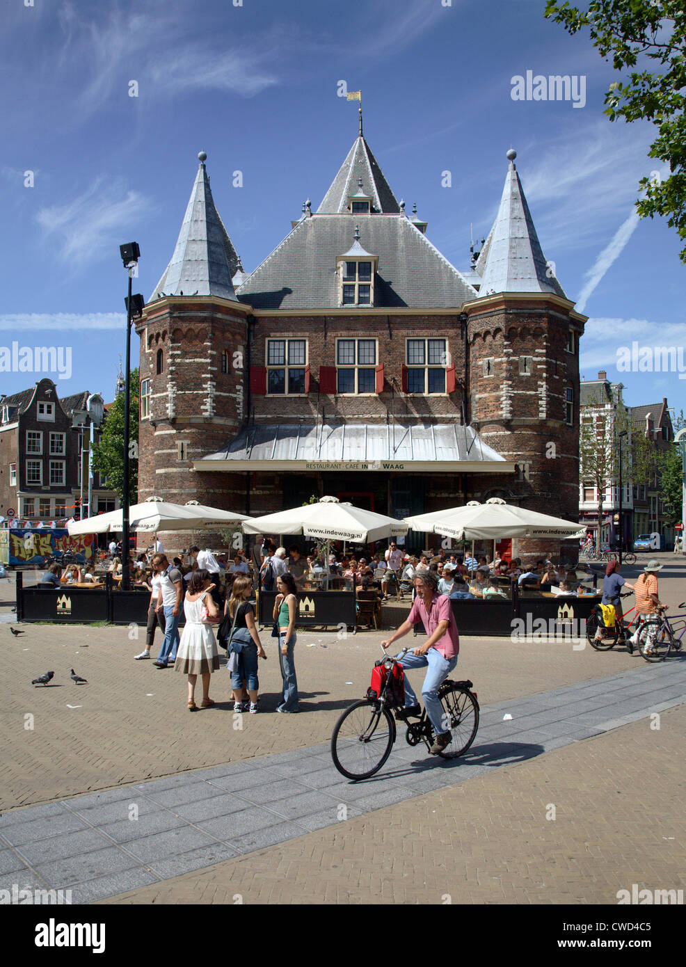 Amsterdam, Nieuwmarkt, De Waag Stock Photo