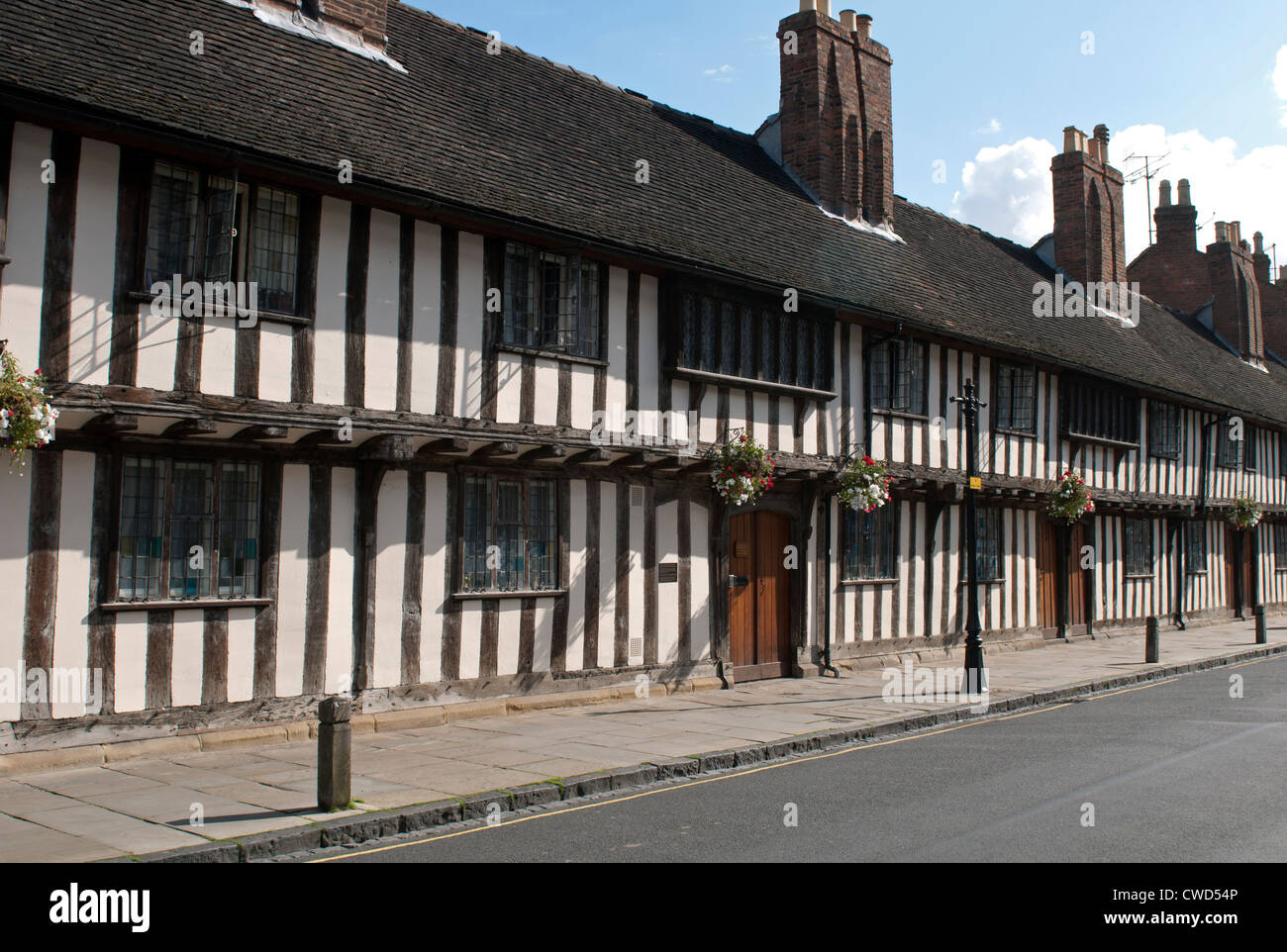 Guild Cottages, Church Street, StratforduponAvon, UK Stock Photo Alamy